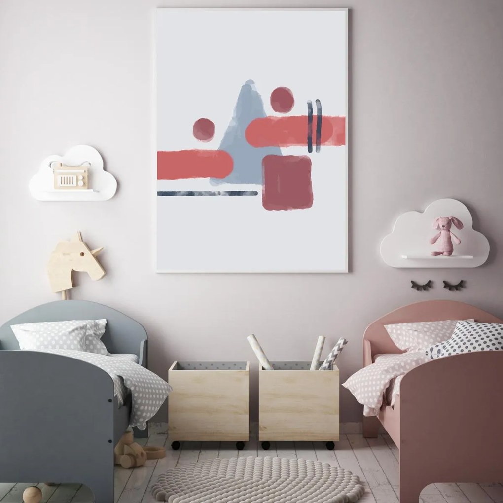 Poster - Abstracție pictată (A4)