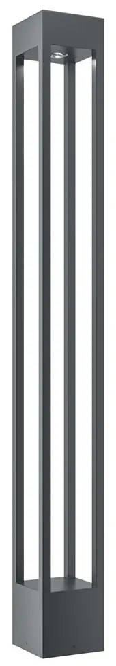 Stalp LED pentru iluminat exterior IP65 Elbe grafit H-100cm