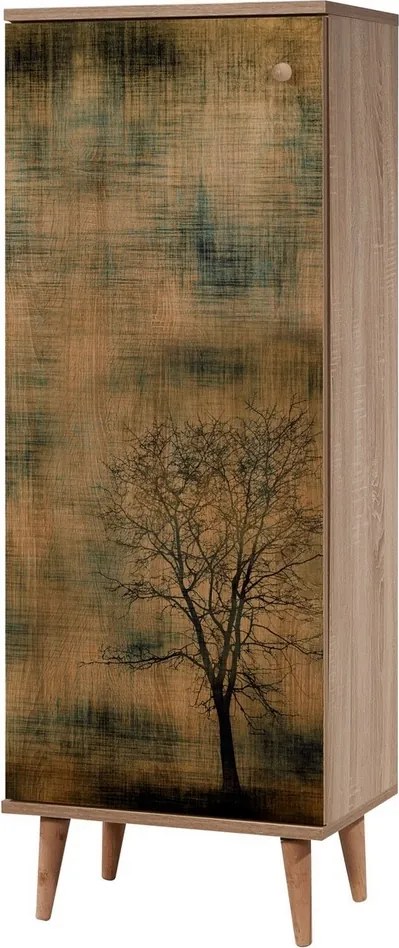 Dulap pentru pantofi Mega Sonoma Oak Trees