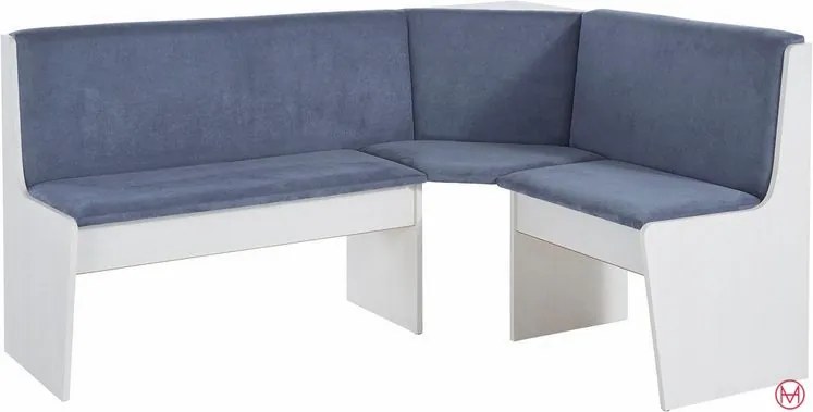 Coltar dining albastru Erick 167,5/128,5/85,5 cm