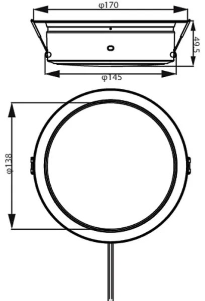 Corp de iluminat LED încastrat DIAMOND LED/6,5W/230V 3000K Philips