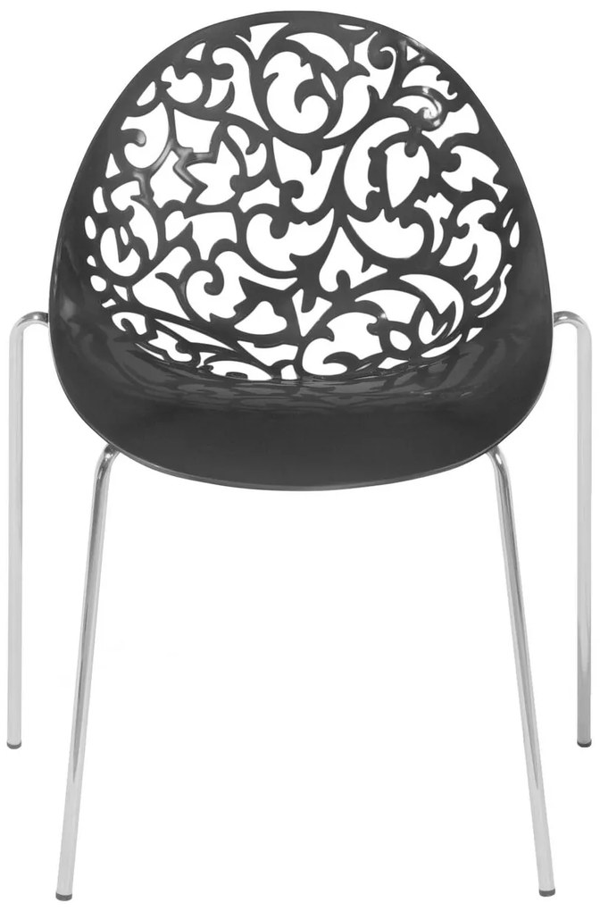 Set mese de sufragerie 4buc. Mumbwa (negru). 1009814