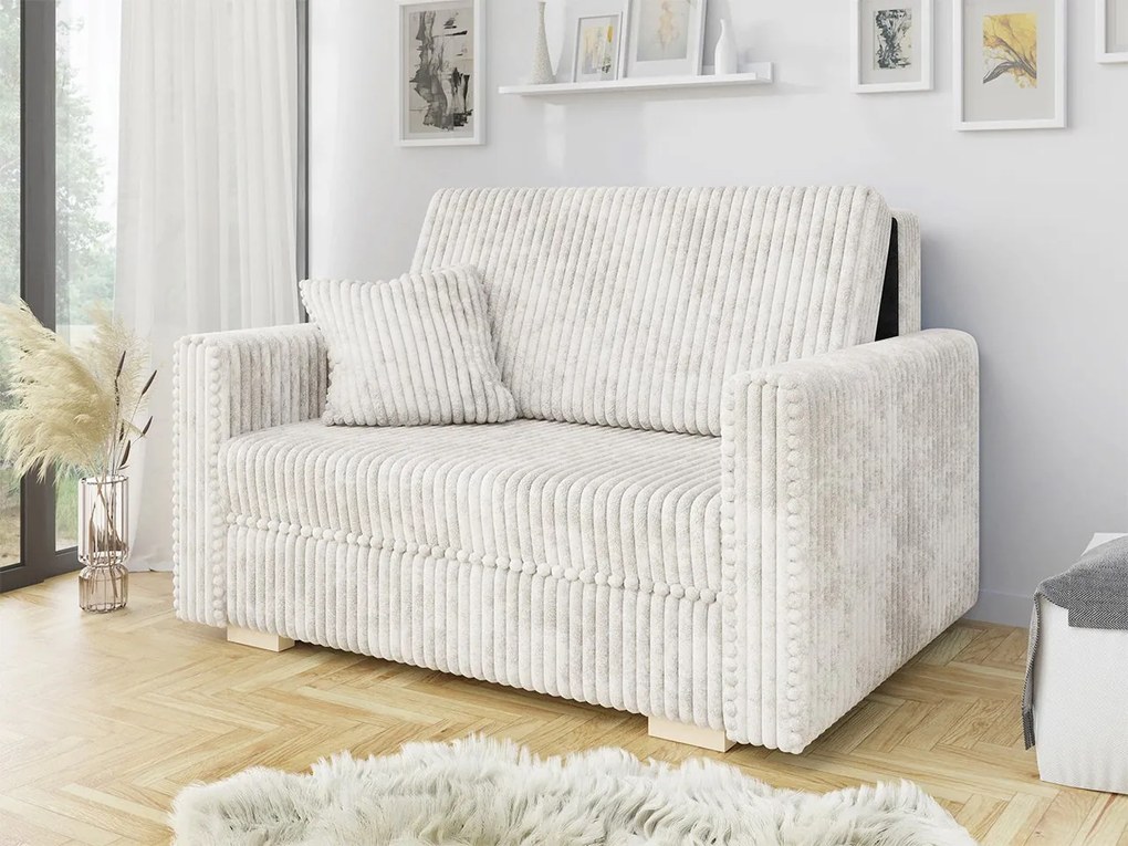 Canapea extensibilă Clovea Piano II (Alb) (cu sp. depozitare). Promo -17%. 1105506