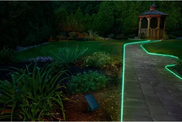 Osram - bandă solară LED RGB reglabilă FLEX MAGIC 3m LED/1,2W/3,7V 2000 mAh IP44 + cu telecomandă