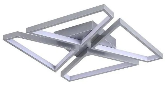 Searchlight 36520SI - Plafonieră LED dimabilă QUATRO LED/29W/230V 40x40 cm