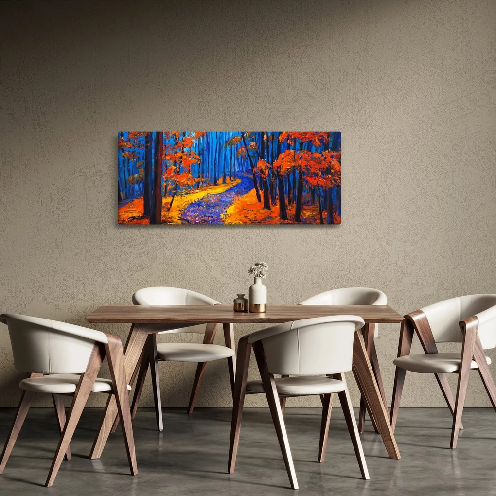 Tablou - Pădurea toamna (120x50 cm)
