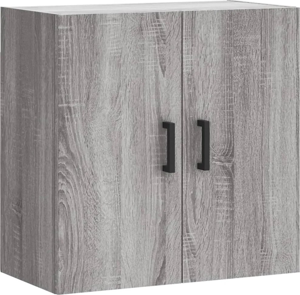 vidaXL Dulap de perete, gri sonoma, 60x31x60 cm, lemn compozit
