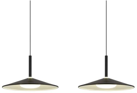 Globo LAMPONE 15635S-3 - Lustră LED suspendată pe cablu, 24W/230V, 4000K, neagră