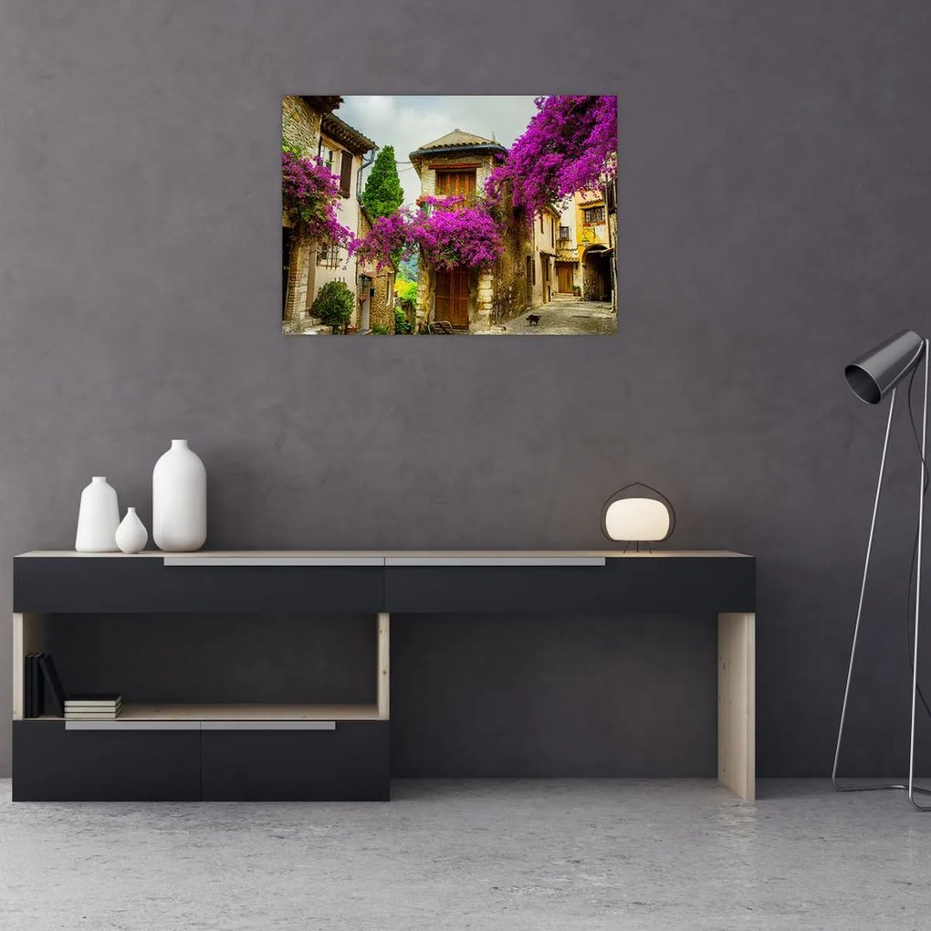 Tablou - Alee mediteraneană leneșă (70x50 cm)