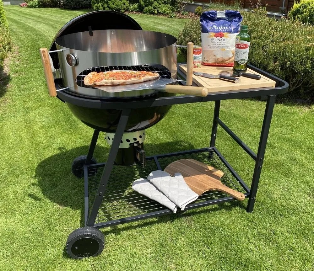 Grătar multifuncțional + rotisor electric + cuptor pentru pizza VENEZIA