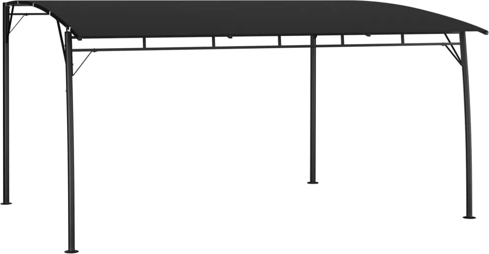 vidaXL Copertină pavilion de grădină, antracit, 4x3x2,55 m