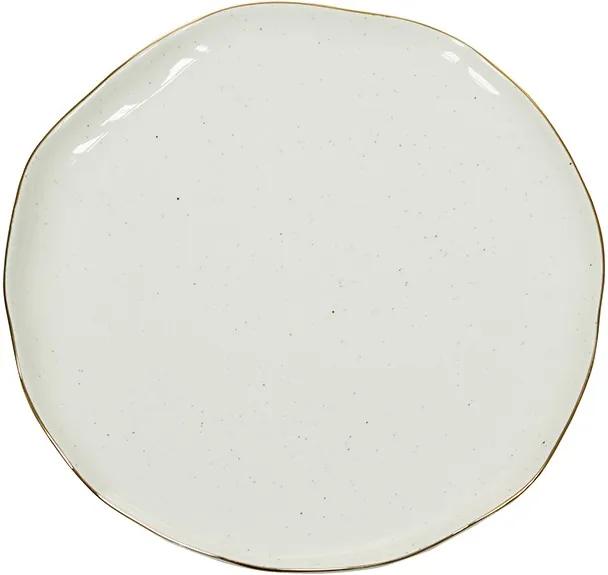 Farfurie alba din portelan 16 cm Handmade White Santiago Pons
