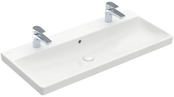 Villeroy & Boch 4156A401 - Lavoar suspendat AVENTO 100 x 47 cm din ceramică, alb