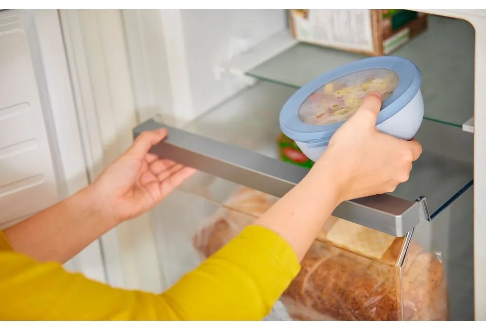 Bol cu capac Mepal Nordic, 350 ml, gri