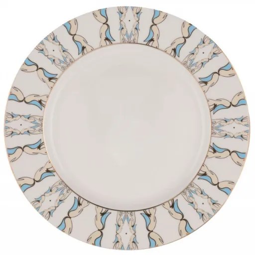 Serviciu de Masa BNKL68YT43010358, 68 Piese, Portelan Bone China