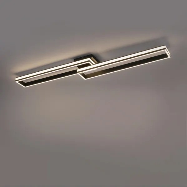 Lustră LED aplicată dimabilă ELIS 2xLED/19W/230V Leuchten Direkt 14701-18 + telecomandă