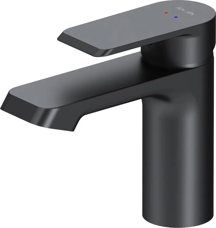 Baterie lavoar AM.PM Flash monocomanda finisaj negru mat
