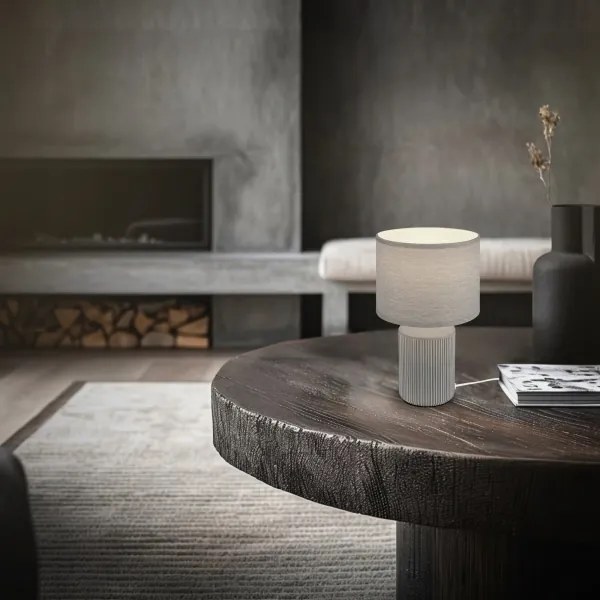 Brilo - Lampă de masă INO 1xE14/10W/230V, gri