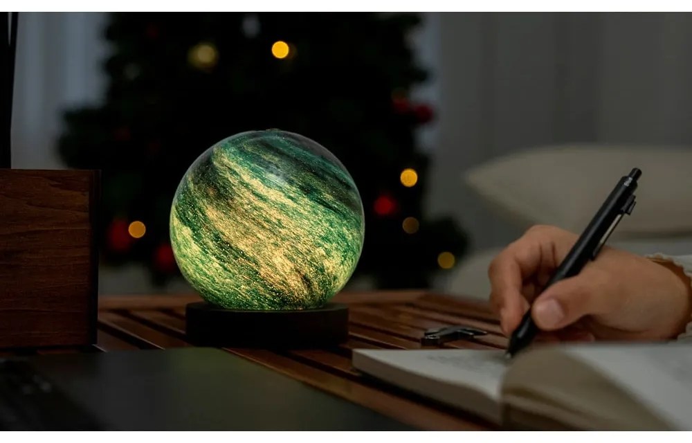 Decorațiune luminoasă maro închis/în culoare naturală închisă cu USB ø 12 cm Stellar Ocean – Gingko