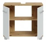 Dulap de baie VENOM alb/stejar Artisan