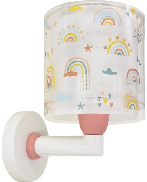 Dalber 41199 - Lampă de perete pentru copii RAINBOW, 1xE27/15W/230V, multicoloră