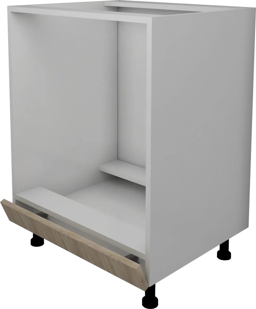 Corp Cuptor Lecce, Stejar Sonoma/Alb, 60 x 50 x 80 cm