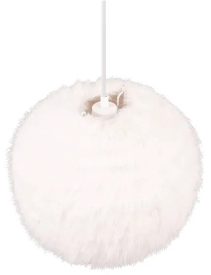 Lustră crem ø 35 cm Furry – Trio