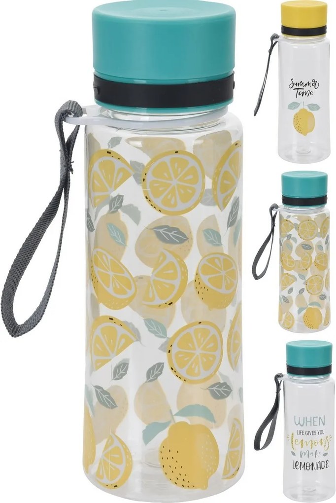 Sticlă pentru sport, cu capac, 600 ml