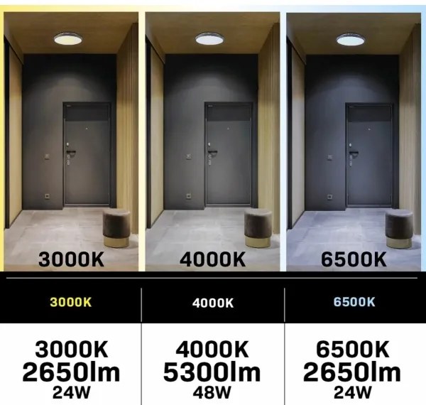 Plafonieră LED dimabilă cu ventilator LED/48W/230V 3000-6500K + telecomandă