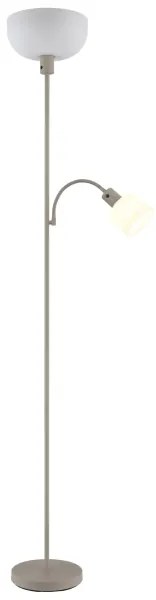 Lampă de podea HINTON Globo 59947S 1xE27/40W/230V + 1xE14/25W