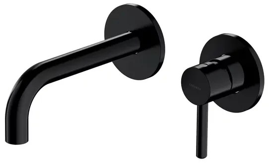 Baterie lavoar incastrata Omnires Y cu corp ingropat inclus negru