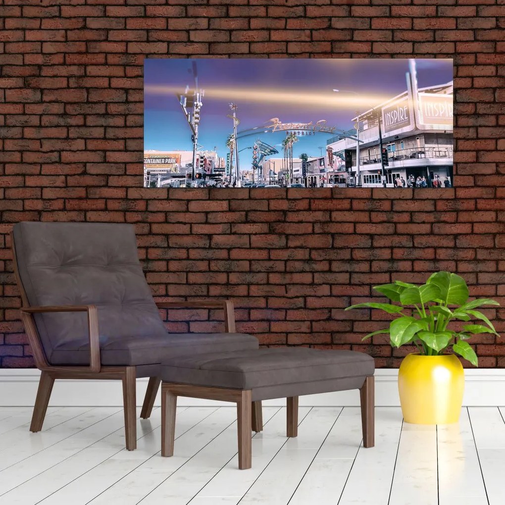 Tablou cu strada în Las Vegas (120x50 cm)