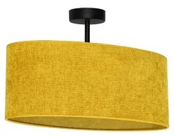 Lustră aplicată Duolla OVAL 1xE27/15W/230V maro