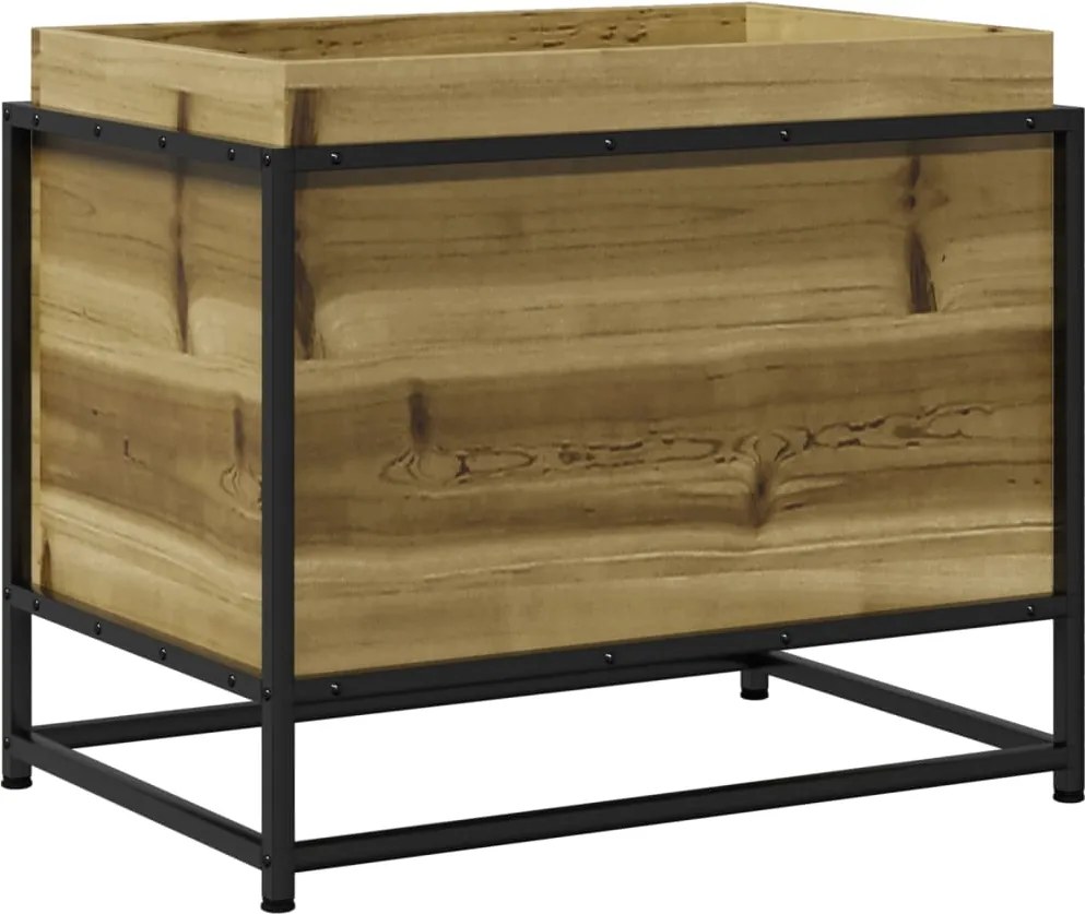 vidaXL Jardinieră de grădină, 60x40x50 cm, lemn de pin impregnat