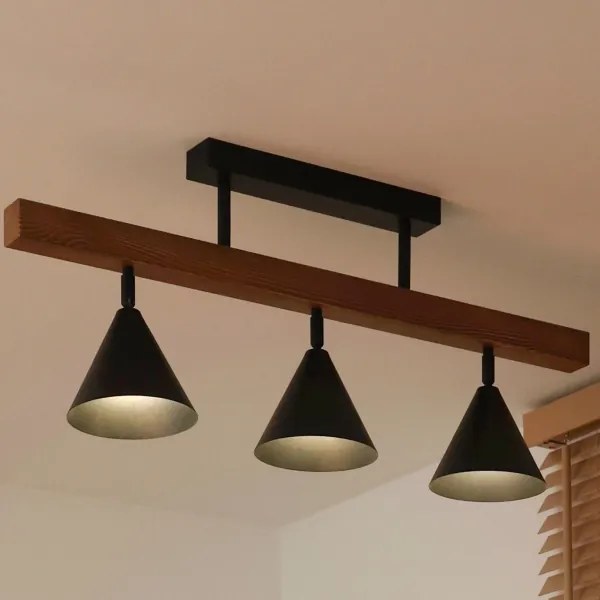 Duolla - Lustră aplicată IRONLINE 3xG9/3W/230V pin/stejar/negru