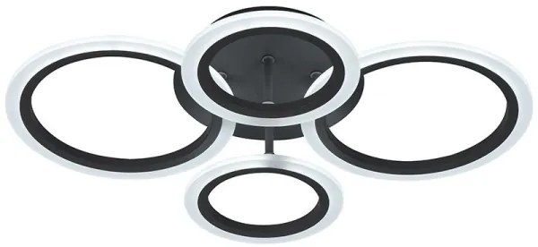 Lustră LED dimabilă aplicată LED/50W/230V 3000-6500K + telecomandă