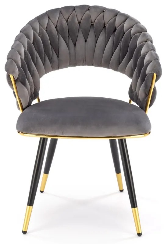 Scaun K551 velvet gri