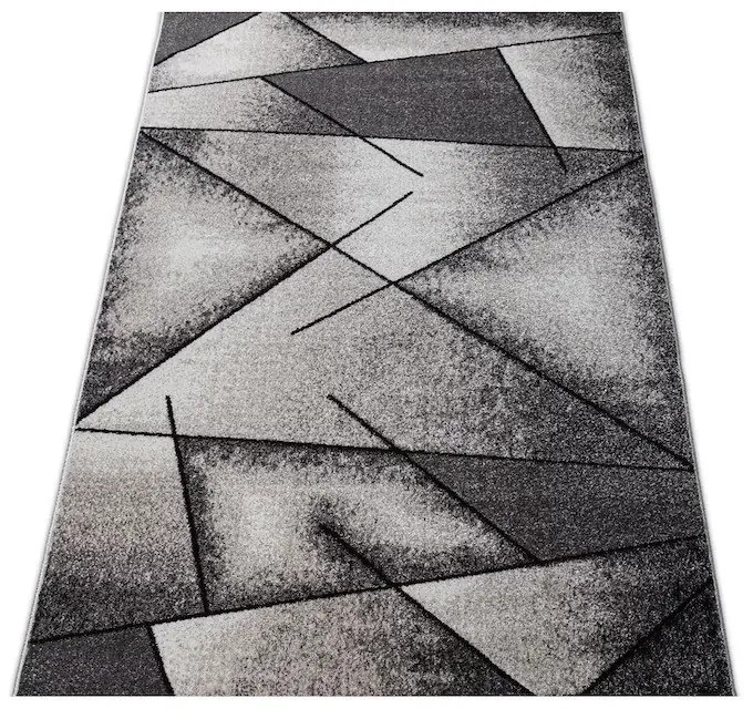 Traversa Phoenix design geometric gri-negru 3016-244 Selectează lătime: 150 X