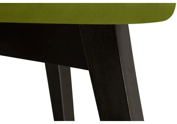 Scaun de dining BOVIO 86x48 cm verde deschis/fag