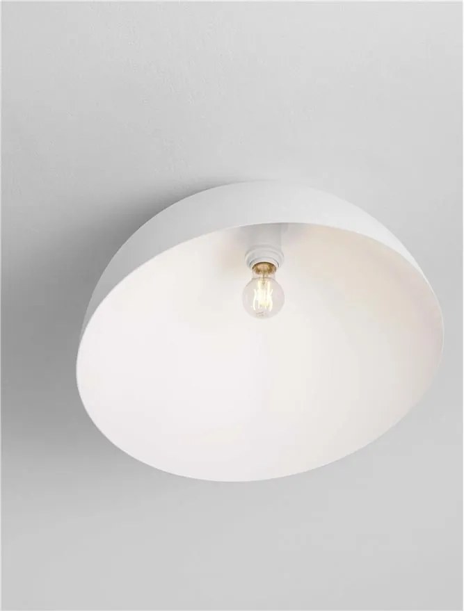 Lustra aplicata design decorativ GEA alb D-50cm