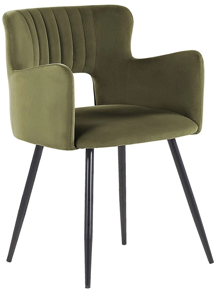 Set 2 buc scaune sufragerie Shelba (verde măslin) . 1075756