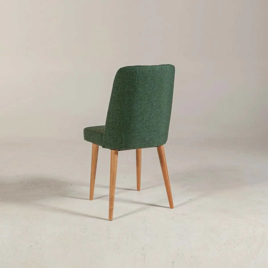 Scaune de sufragerie Vina Green and Atlantic Pine