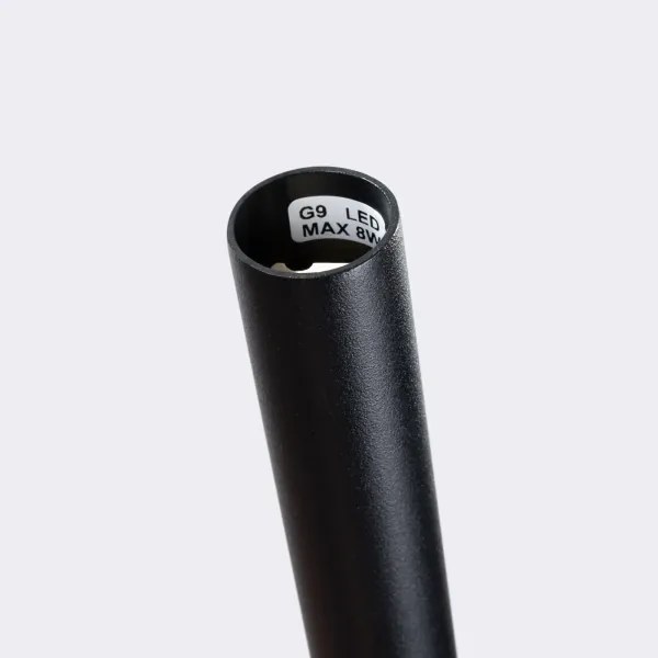 Lustră pe cablu Sollux SL.1463 BLISS 3xG9/8W/230V negru