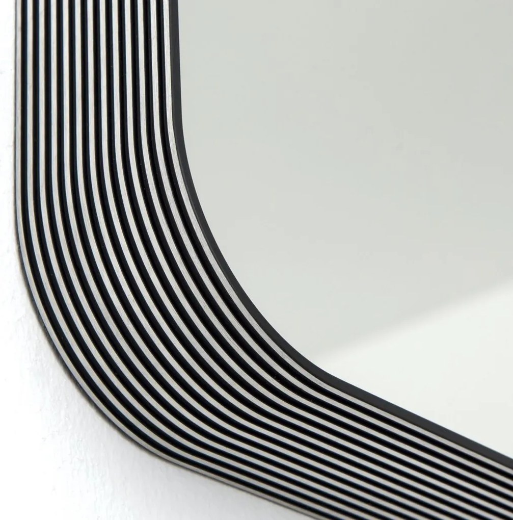 Oglinda decorativa design modern CARLO negru 61x90cm