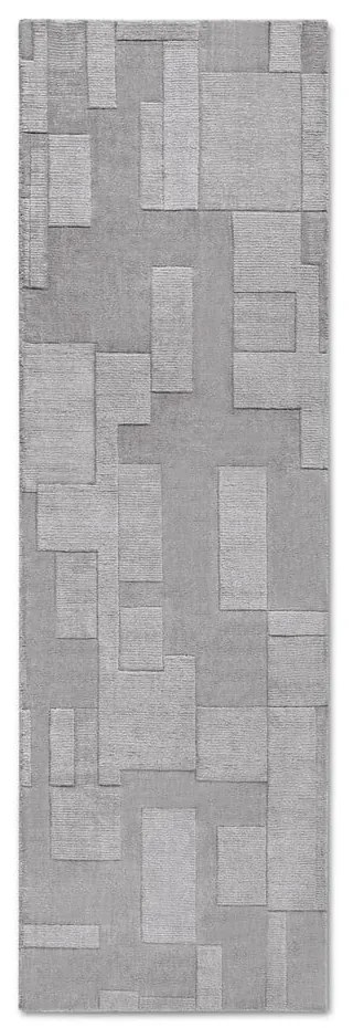 Covor tip traversă gri țesut manual din lână 80x250 cm Wilhelmine – Villeroy&amp;Boch