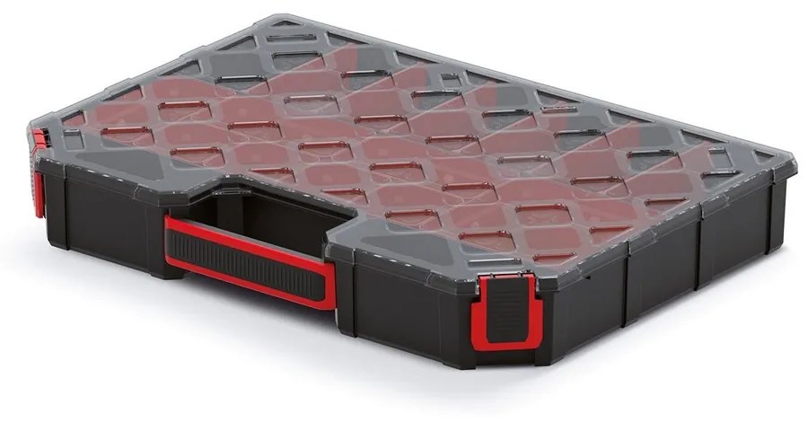 Organizator servieta 39 × 28,4 × 6 cm, combinatie, negru