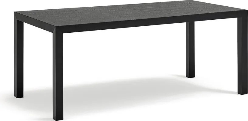 Masă de dining cu blat din lemn de stejar 75x180 cm Alma – Teulat