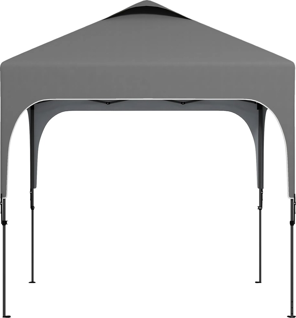 Outsunny Pavilion de grădină Pop-up pliant 2,5 x 2,5 m înălțime reglabilă țesătură Oxford anti UV50+ cadru din oțel sac de transport | Aosom Romania