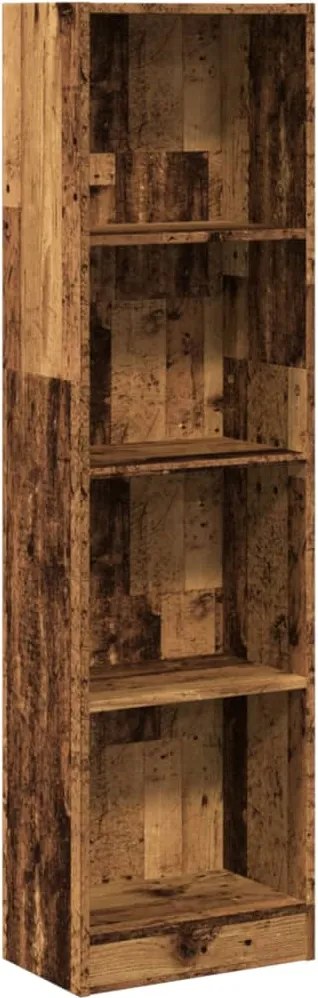 vidaXL Bibliotecă, lemn vechi, 40x24x143 cm, lemn prelucrat