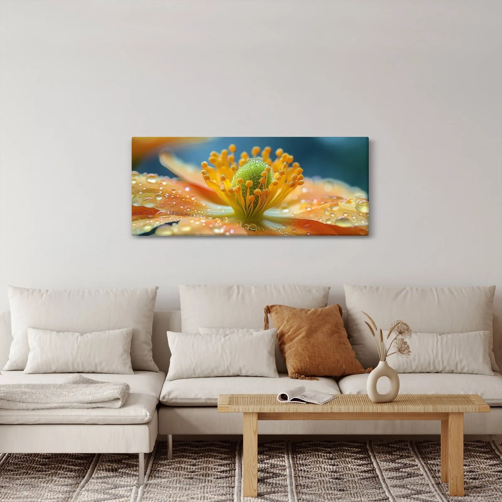 Tablou - Detaliu de floare (120x50 cm)